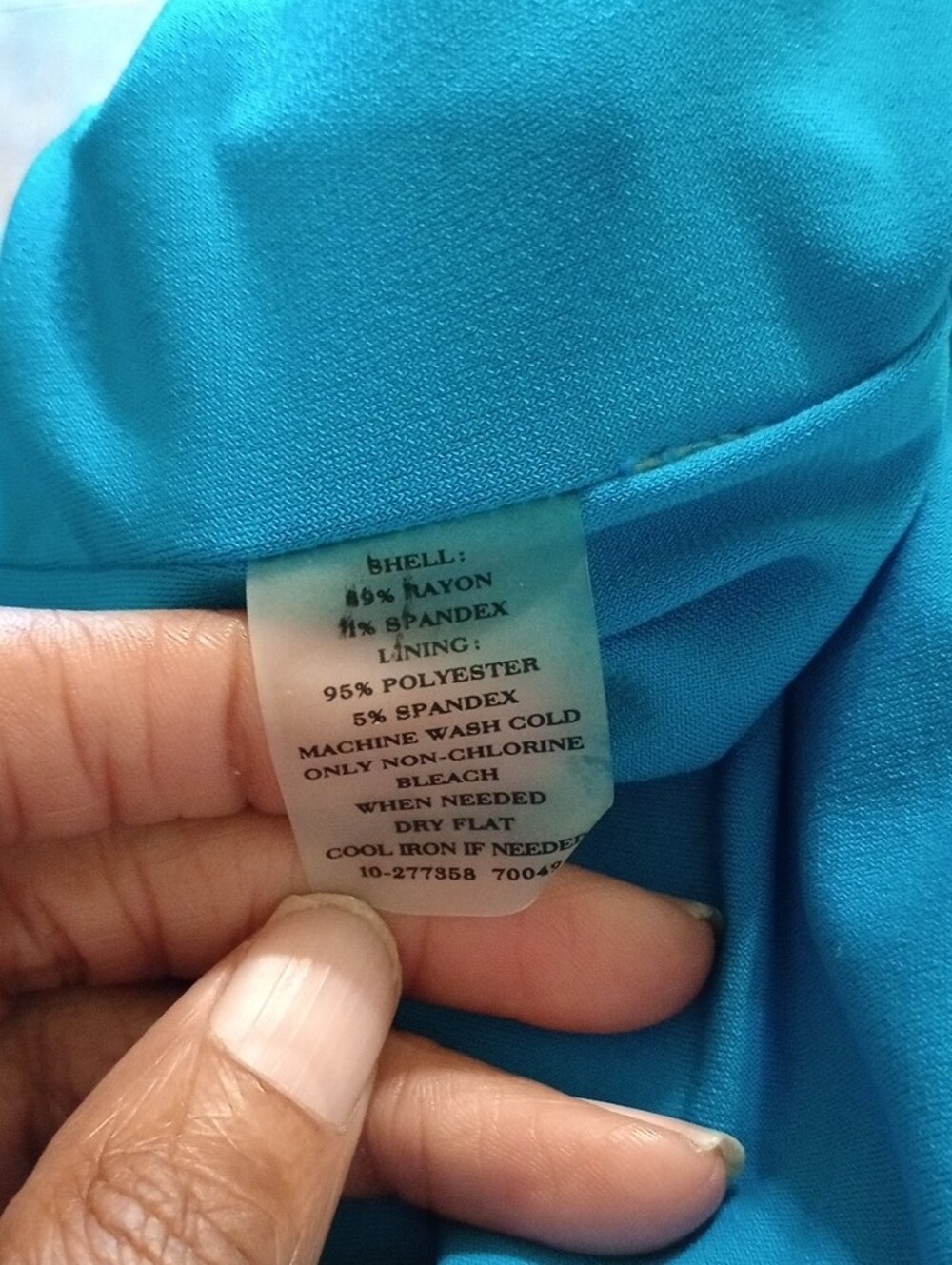 Ann Taylor Turquoise Tie-Front Wrap Midi Dress - Picture 5 of 5